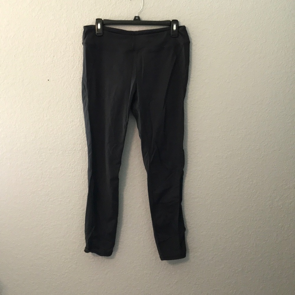 Grey full length workout leggings